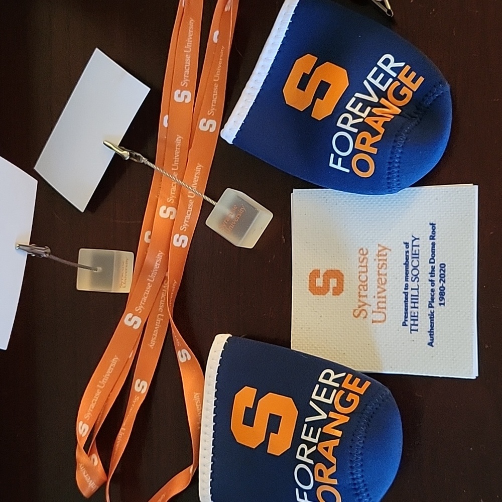 Syracuse University fan swag